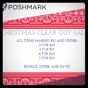 CHRISTMAS CLEAR OUT SALE